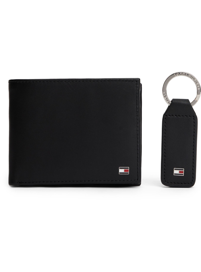 Zestaw Portfel Męski + Brelok TOMMY HILFIGER Gp Eton Cc And Coin AM0AM07931 BDS Zestaw Portfel Męski + Brelok TOMMY HILFIGER Gp Eton Cc And Coin AM0AM07931 BDS