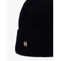 Czapka Zimowa TOMMY HILFIGER Th Elevated Chic Flu AW0AW17784 DW6 3