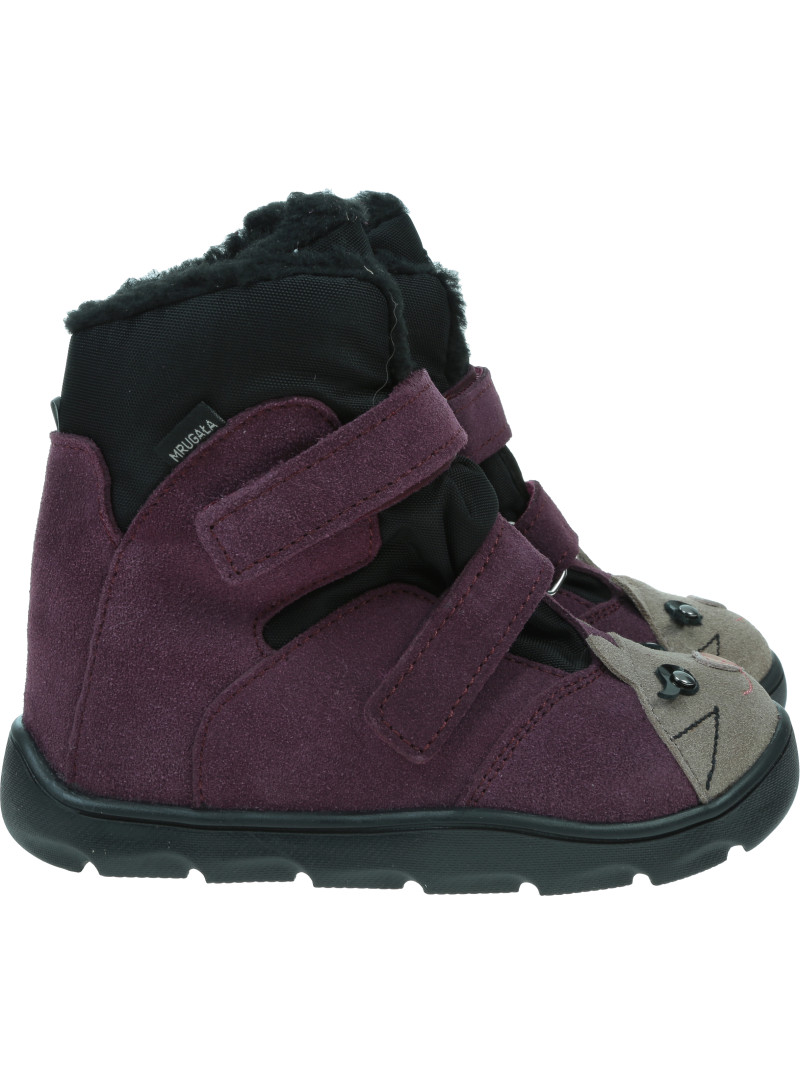 Śniegowce Barefoot MRUGAŁA Heli Kitty Plum 7324/5 55