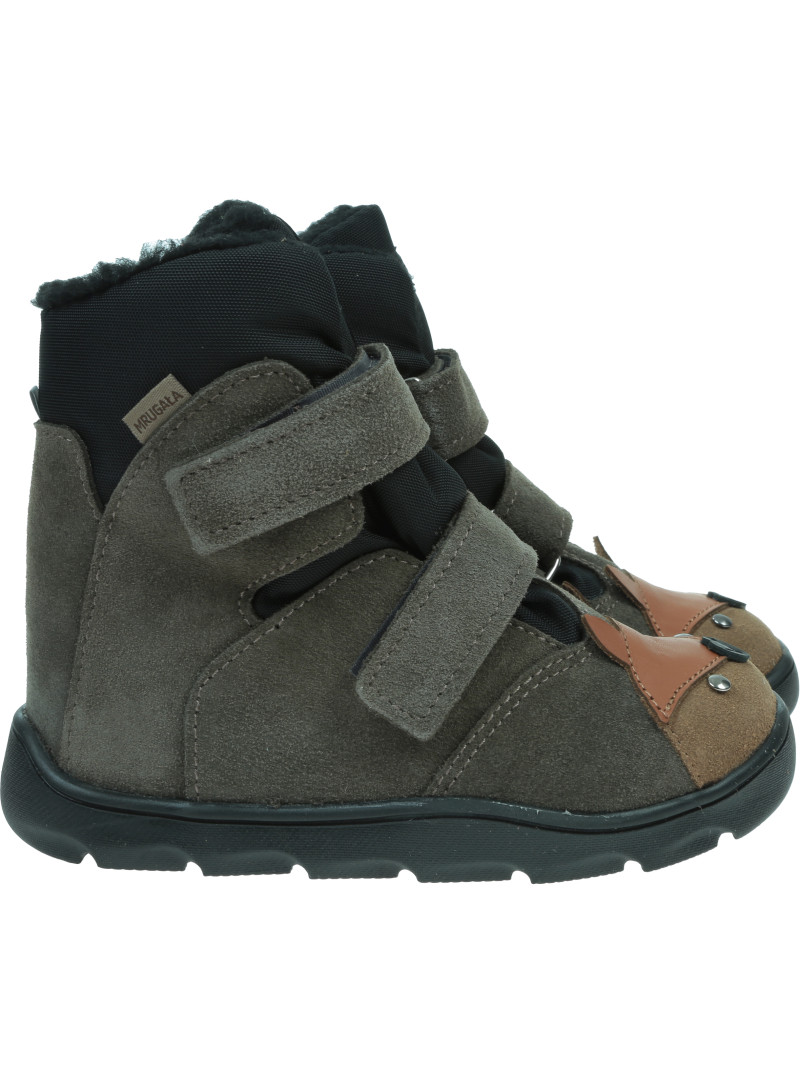 Śniegowce Barefoot MRUGAŁA Heli Fox Grey 7224/5 83 Śniegowce Barefoot MRUGAŁA Heli Fox Grey 7224/5 83