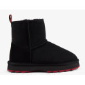 Czarne Buty EMU AUSTRALIA Sharky Mini W12434 Black/Cherry 1