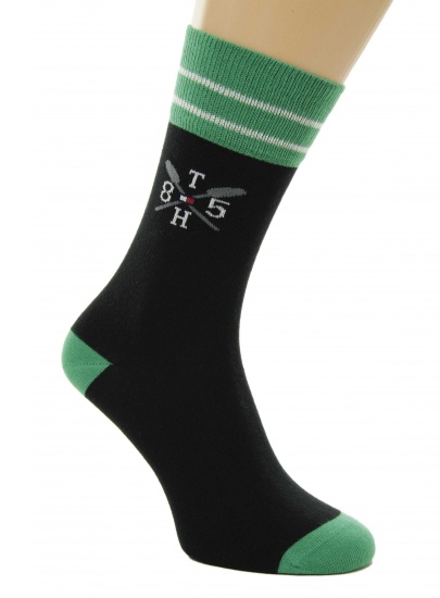 Skarpetki TOMMY HILFIGER Kids Row Your Boat Sock Black 2 Pary
