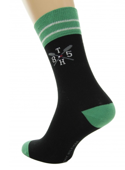 Skarpetki TOMMY HILFIGER Kids Row Your Boat Sock Black 2 Pary