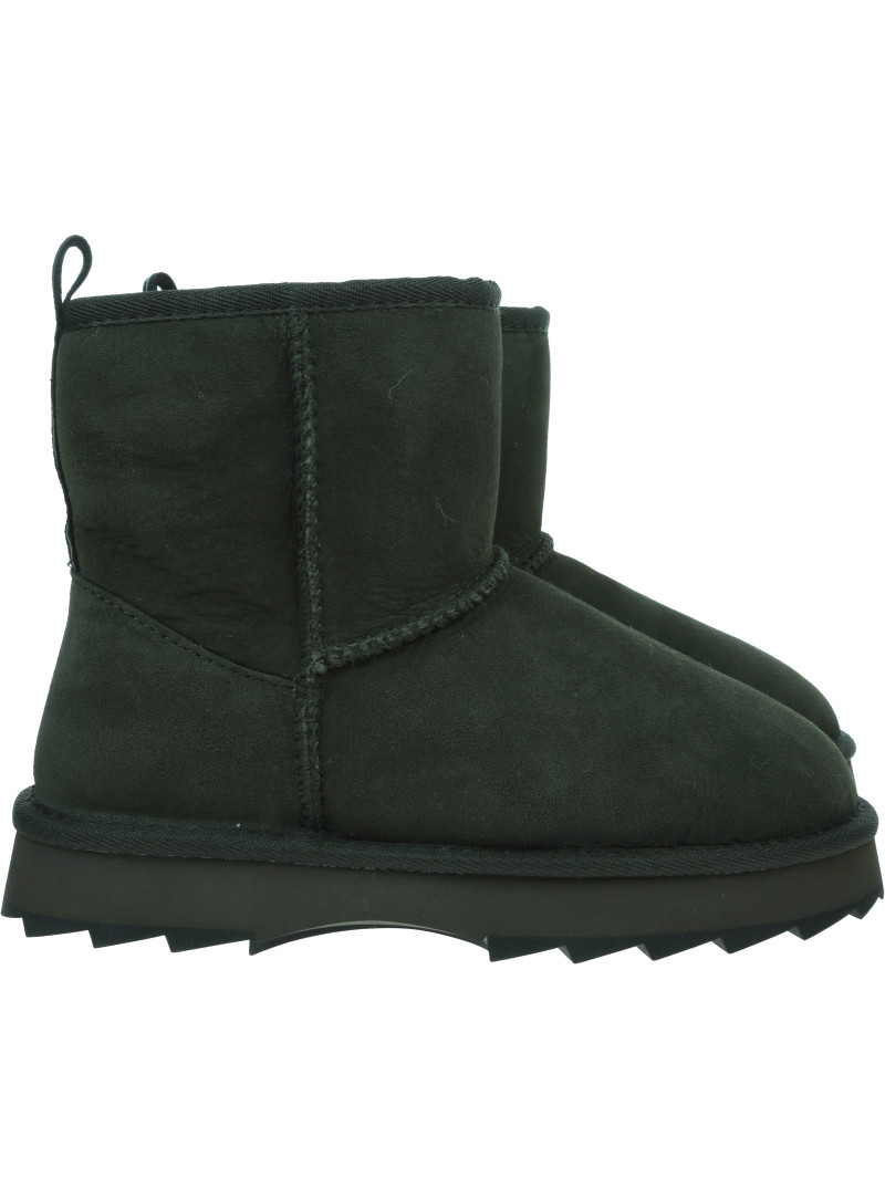 Oliwkowe Buty EMU AUSTRALIA Sharky Mini W12434 Dark Olive/Black