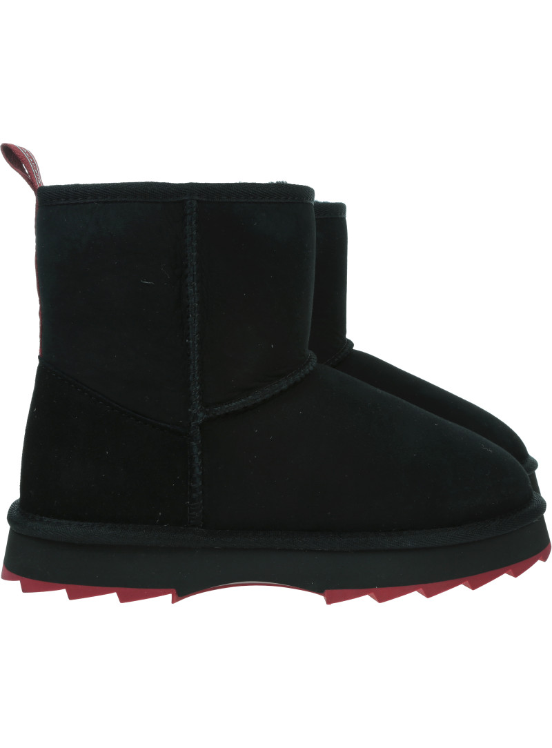 Czarne Buty EMU AUSTRALIA Sharky Mini W12434 Black/Cherry