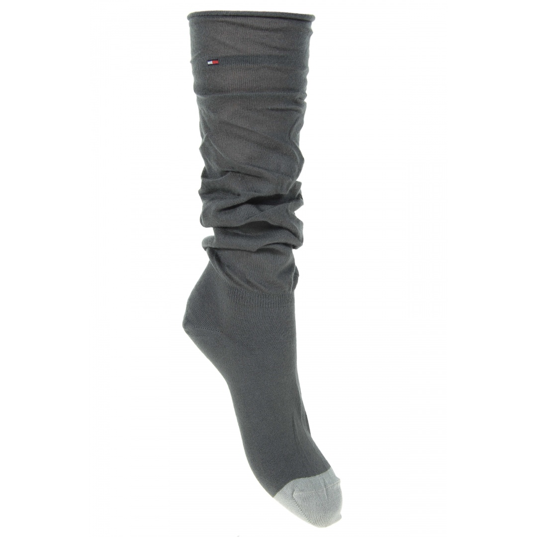 Podkolanówki TOMMY HILFIGER Women Slouchy Sock Middle Grey Melange (1-Pak)