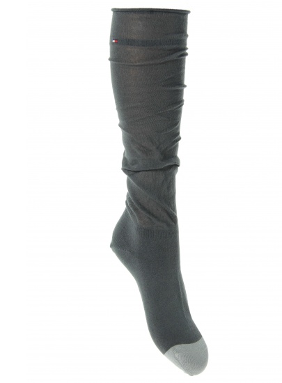 Podkolanówki TOMMY HILFIGER Women Slouchy Sock Middle Grey Melange (1-Pak)