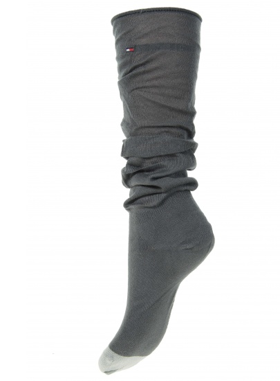 Podkolanówki TOMMY HILFIGER Women Slouchy Sock Middle Grey Melange (1-Pak)