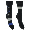 SKARPETKI TOMMY HILFIGER KIDS STARS SOCK BLACK (2-PAK)