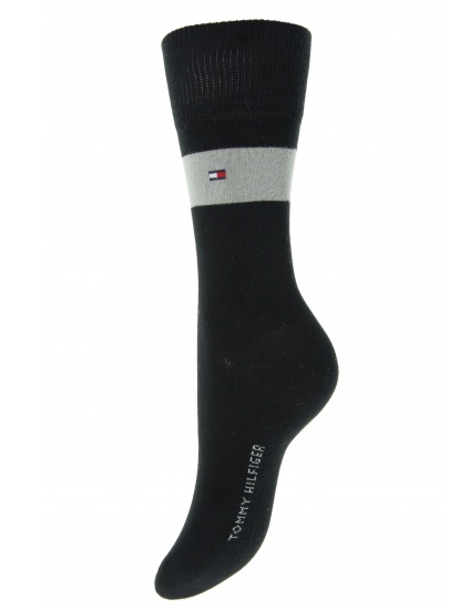 SKARPETKI TOMMY HILFIGER KIDS STARS SOCK BLACK (2-PAK)