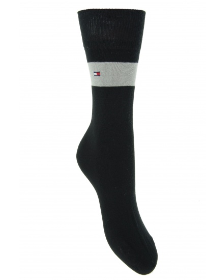 SKARPETKI TOMMY HILFIGER KIDS STARS SOCK BLACK (2-PAK)