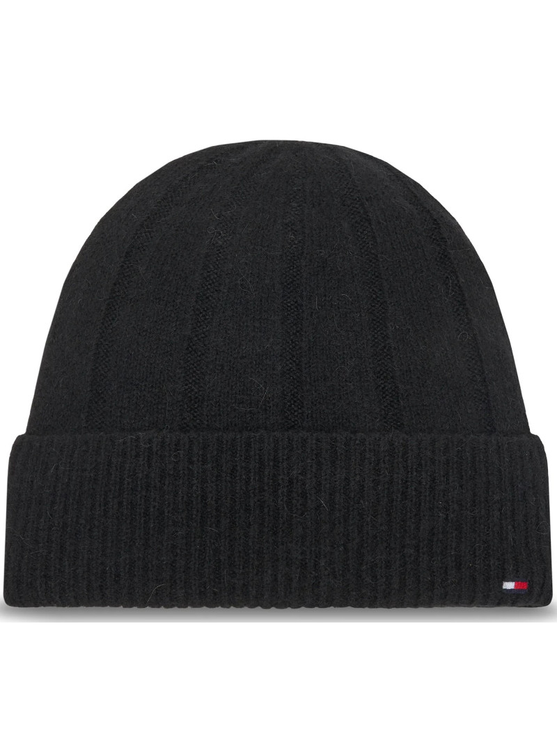 Czapka Zimowa TOMMY HILFIGER Th Flag Fluffy Beanie AW0AW17779 BDS