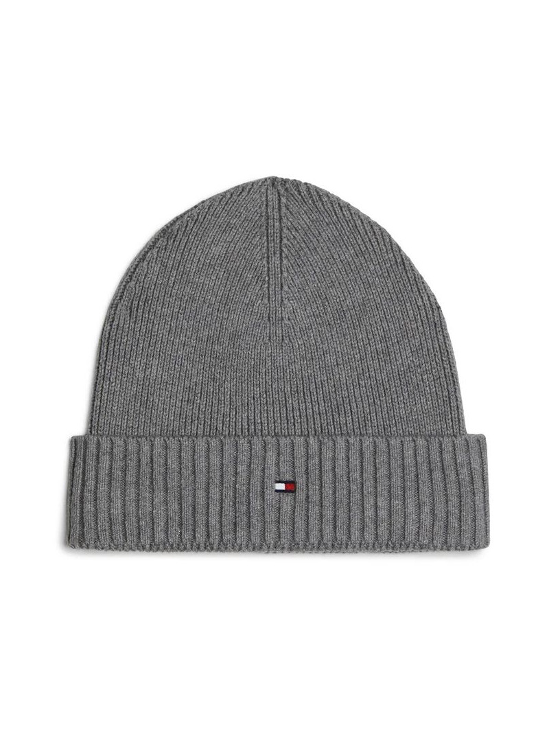 Czapka Zimowa TOMMY HILFIGER TH Flag Pima Cotton Beanie AM0AM12796 PKH