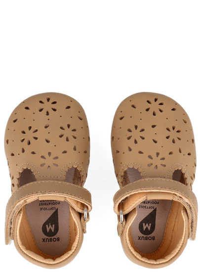 Skórzane Balerinki Kapcie...