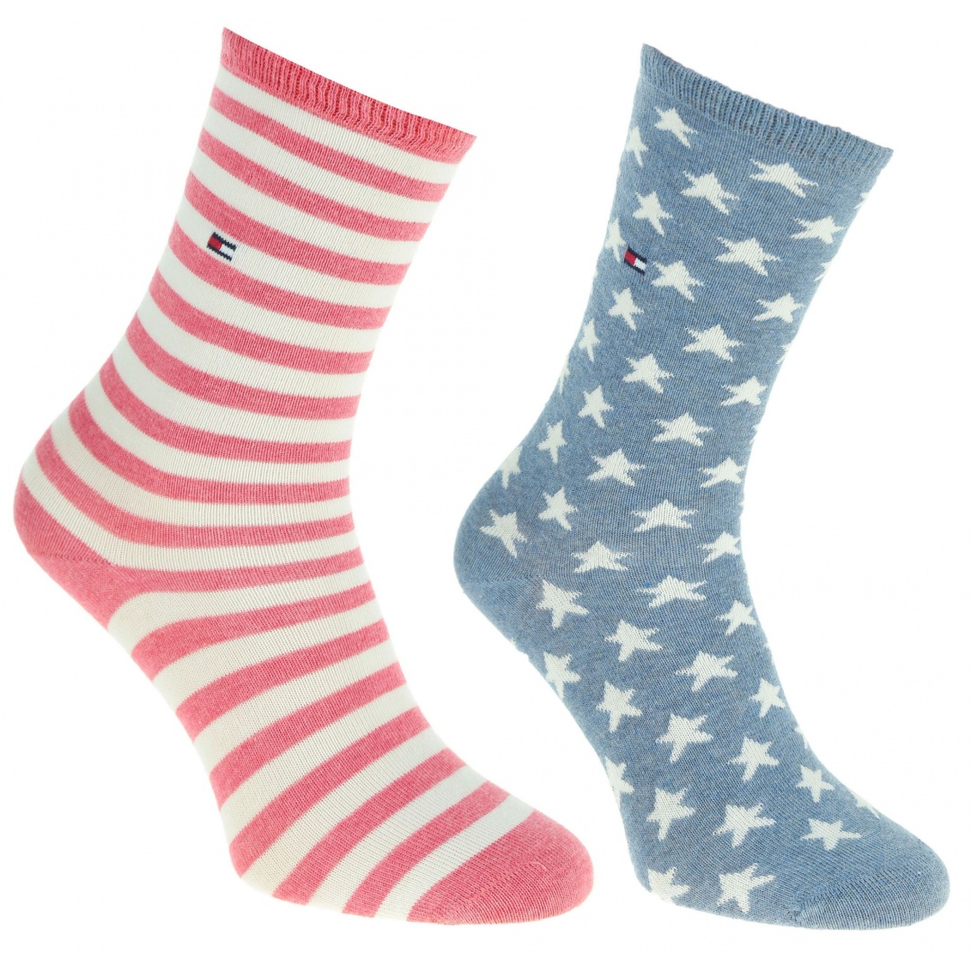 SKARPETKI TOMMY HILFIGER 464002001 488 (2-PAK)