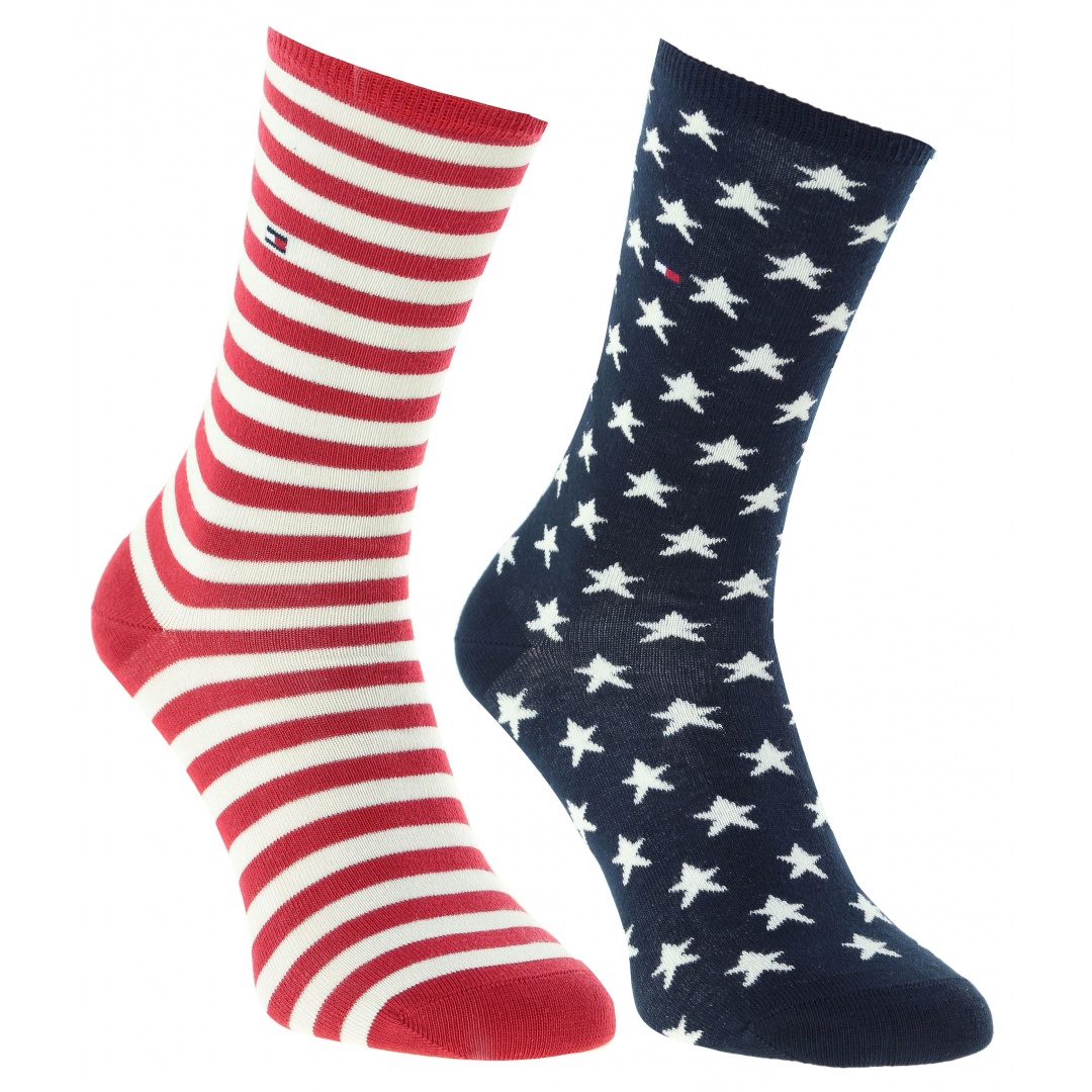 SKARPETKI TOMMY HILFIGER 464002001 563 (2-PAK)