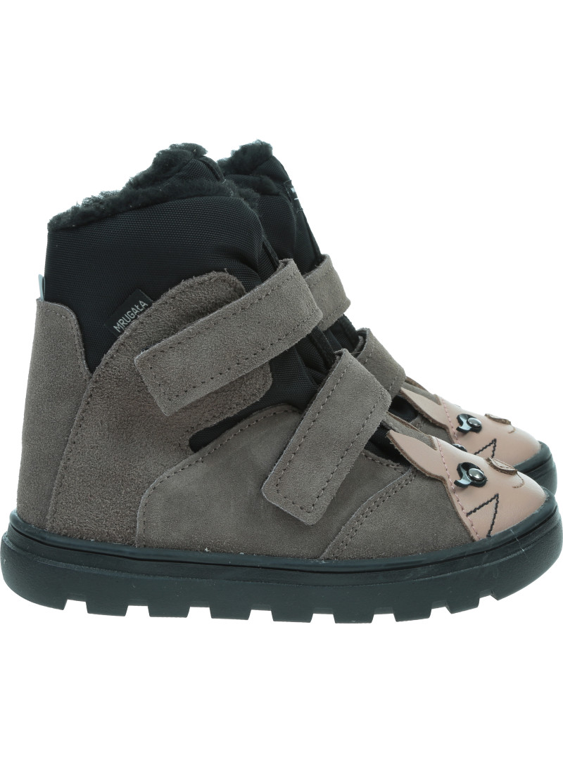 Wodoodporne Śniegowce MRUGAŁA Mali Bunny Grey 7151/5 84