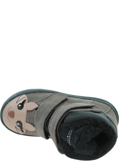 Wodoodporne Śniegowce MRUGAŁA Mali Bunny Grey 7151/5 84
