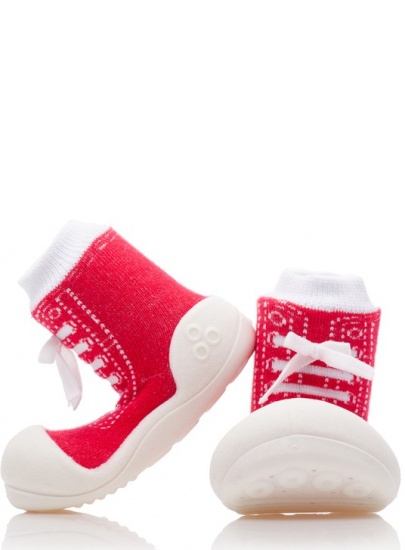 DOMOWE BUCIKI ATTIPAS SNEAKERS RED