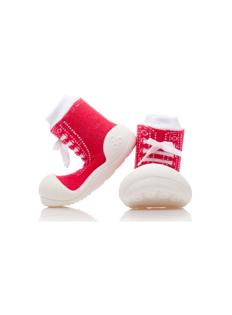 DOMOWE BUCIKI ATTIPAS SNEAKERS RED