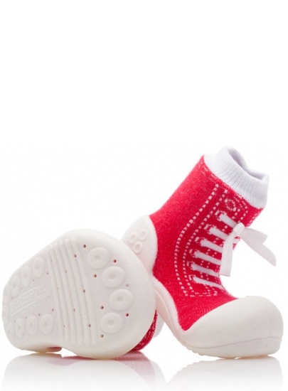 DOMOWE BUCIKI ATTIPAS SNEAKERS RED