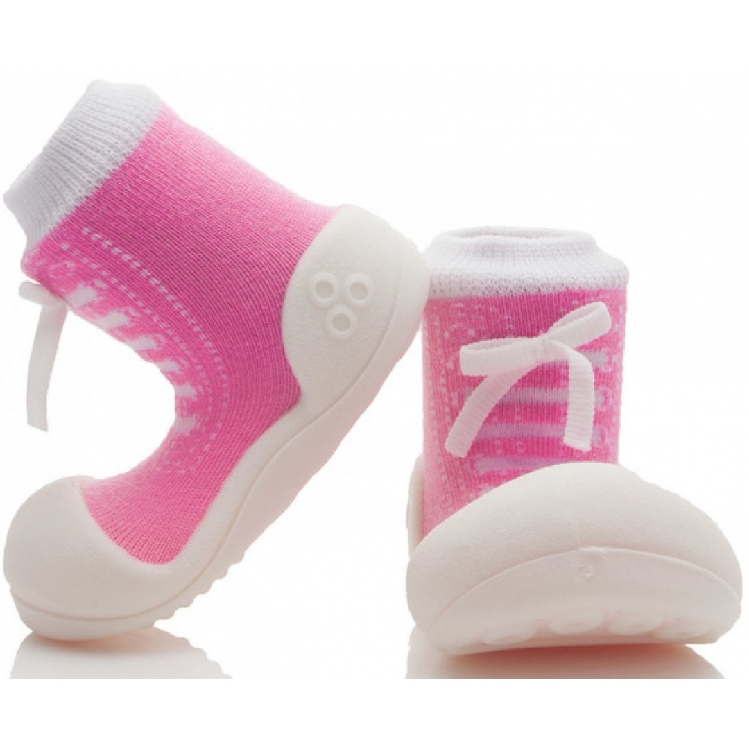 DOMOWE BUCIKI ATTIPAS SNEAKERS PINK