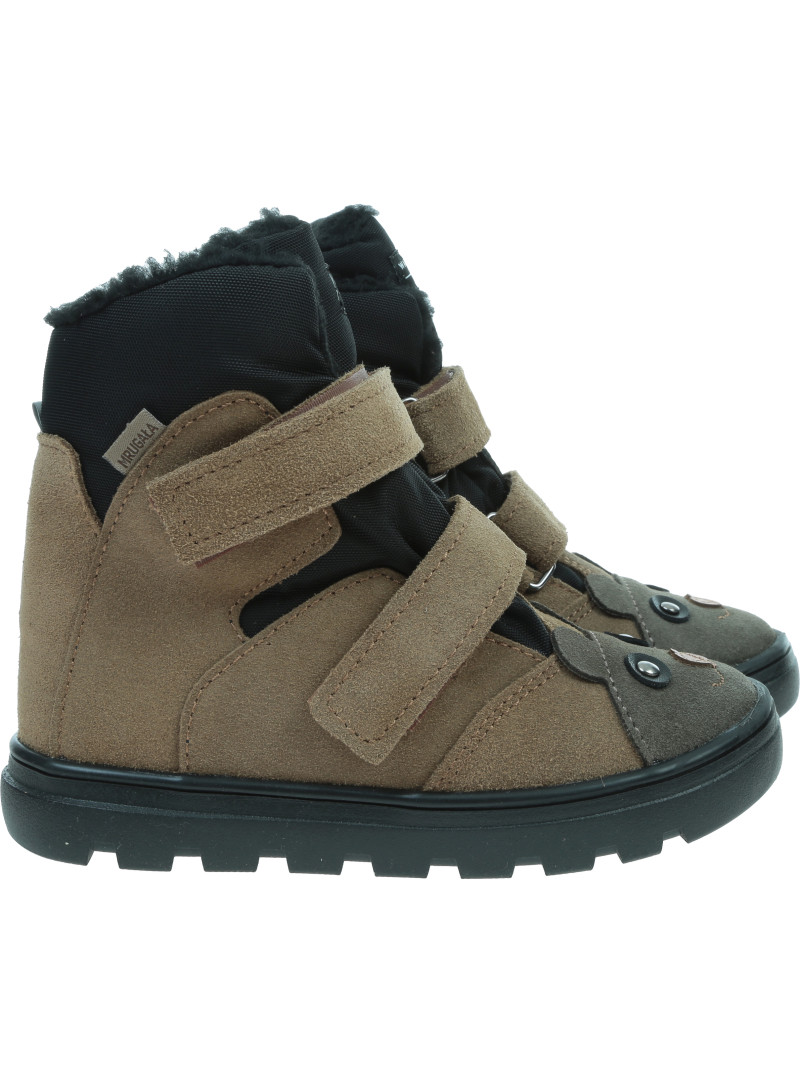 Wodoodporne Śniegowce MRUGAŁA Mali Bear Karmel 7251/5 38