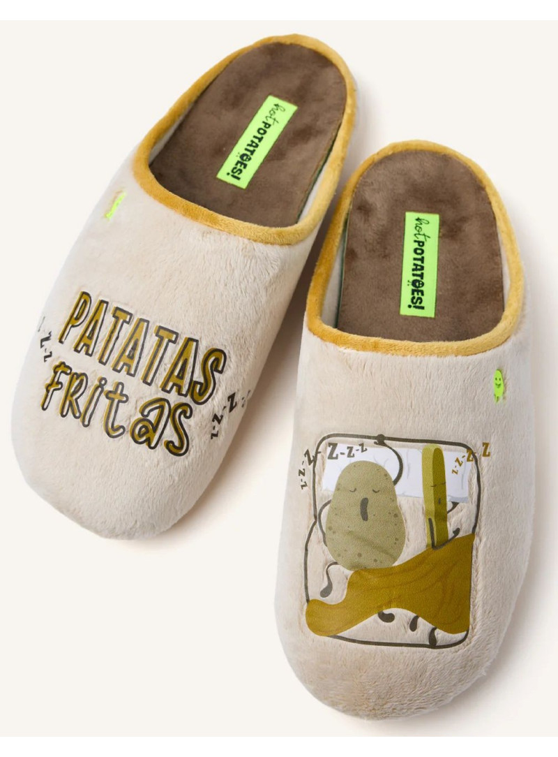 Kapcie z Ziemniakiem HOT POTATOES By Gioseppo 77020 Beige