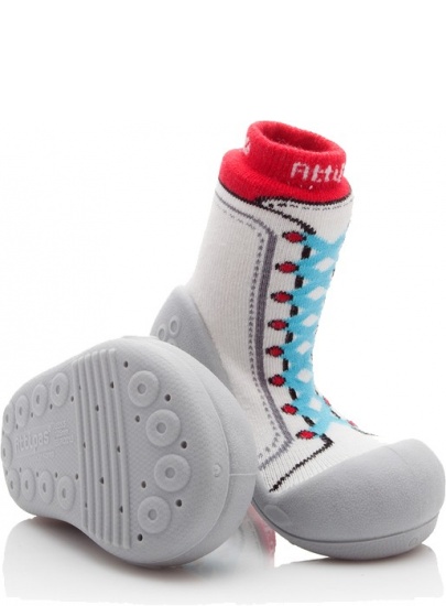 DOMOWE BUCIKI ATTIPAS NEWSNEAKERS RED