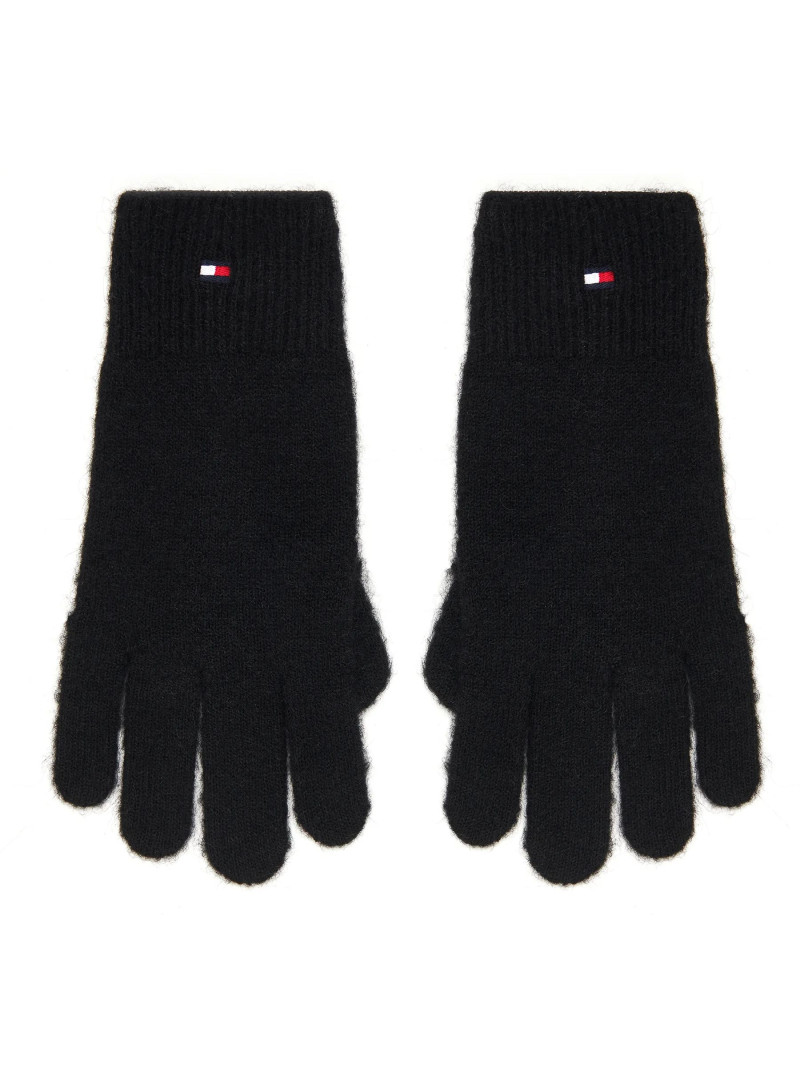 Rękawiczki Damskie TOMMY HILFIGER Flag Fluffy AW0AW17797 BDS