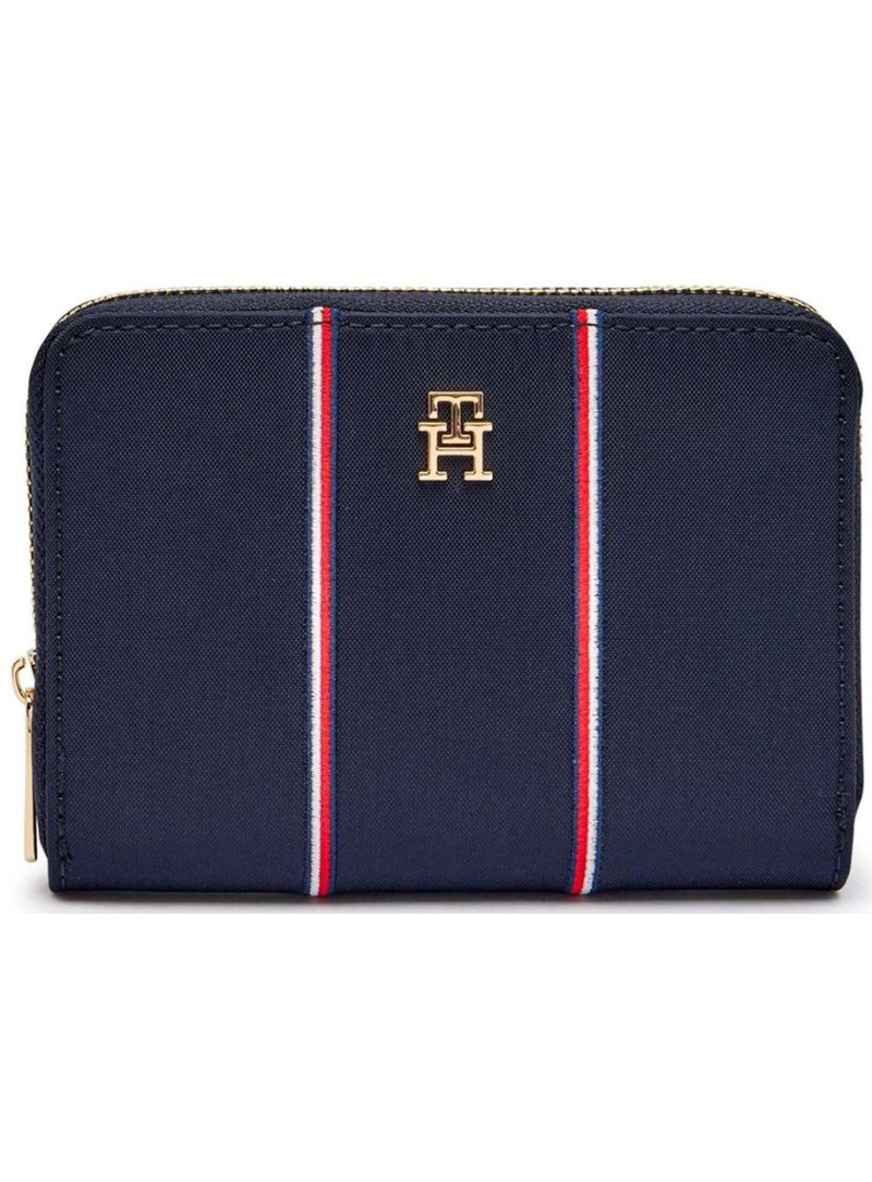 Portfel Damski TOMMY HILFIGER Poppy Med Zip AW0AW17953 0GY