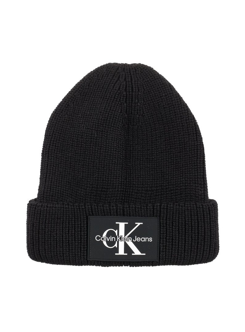 Czapka CALVIN KLEIN JEANS Monologo Patch Beanie K50K506242 BDS