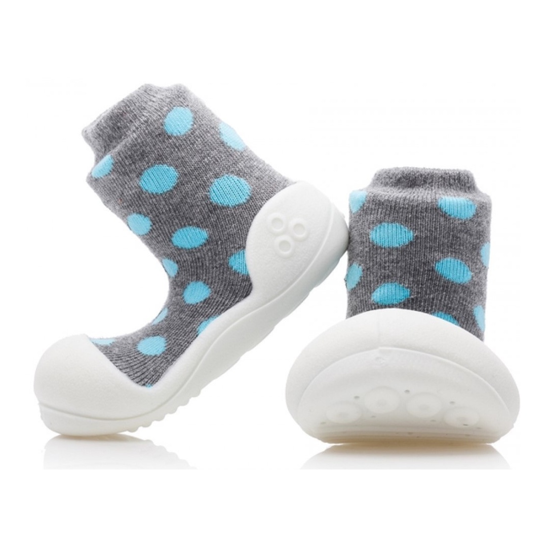 DOMOWE BUCIKI ATTIPAS POLKA GREY