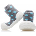 DOMOWE BUCIKI ATTIPAS POLKA GREY
