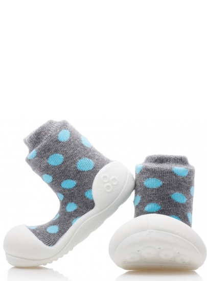 DOMOWE BUCIKI ATTIPAS POLKA GREY