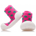DOMOWE BUCIKI ATTIPAS POLKA PINK