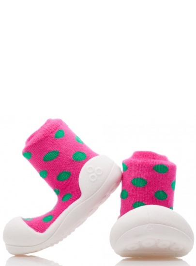 DOMOWE BUCIKI ATTIPAS POLKA PINK