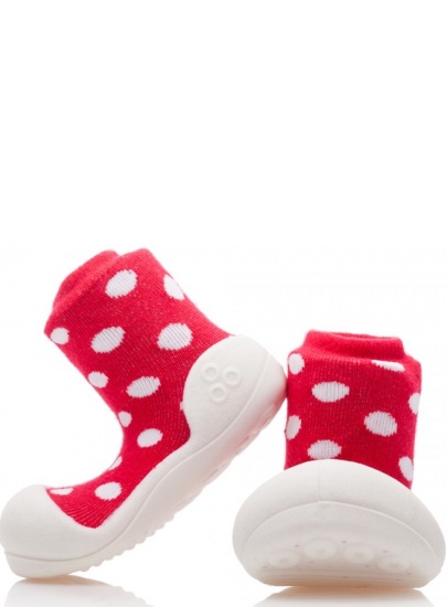 DOMOWE BUCIKI ATTIPAS POLKA RED