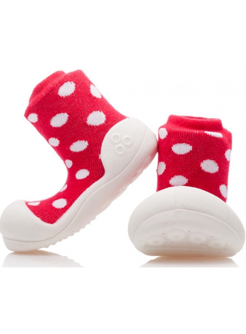 DOMOWE BUCIKI ATTIPAS POLKA RED