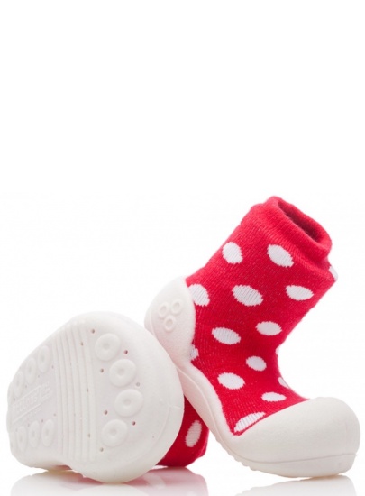 DOMOWE BUCIKI ATTIPAS POLKA RED