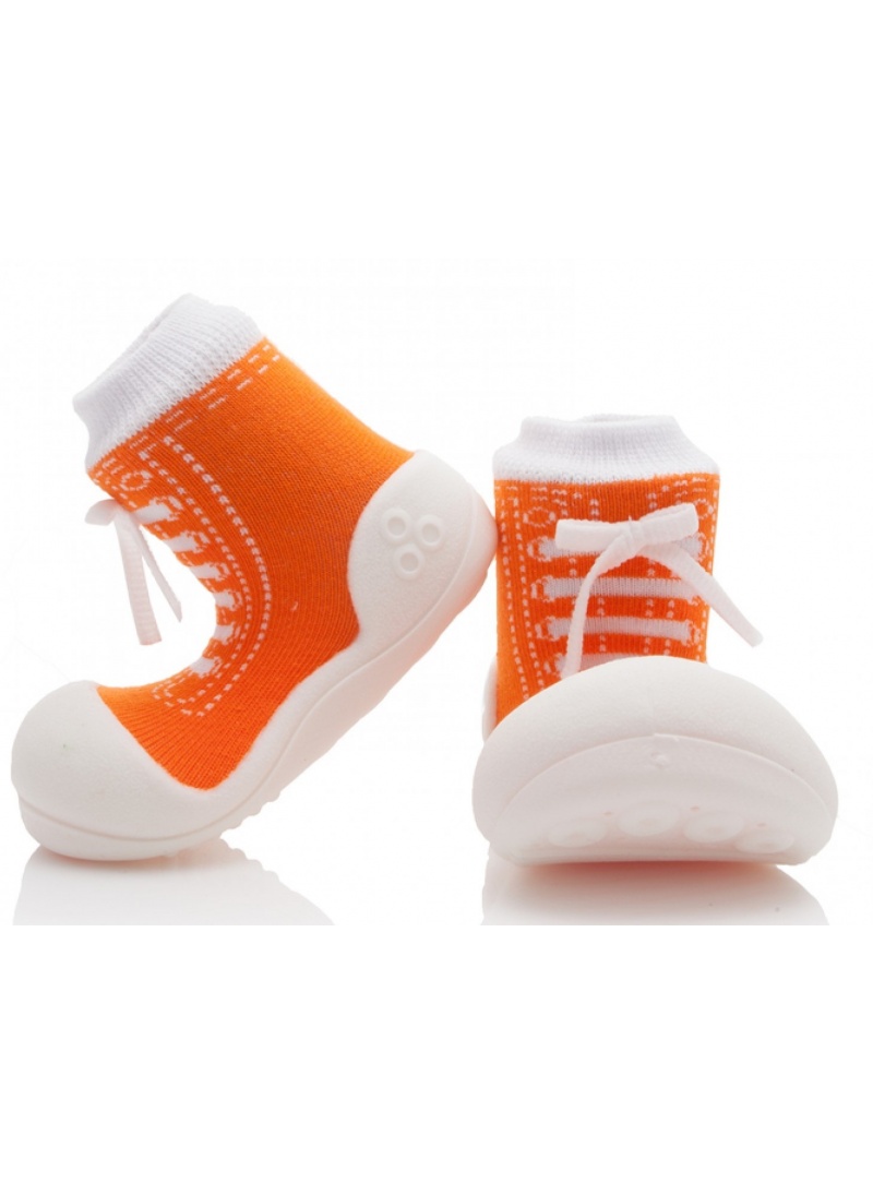 DOMOWE BUCIKI ATTIPAS SNEAKERS ORANGE DOMOWE BUCIKI ATTIPAS SNEAKERS ORANGE
