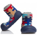 DOMOWE BUCIKI ATTIPAS PUZZLE NAVY