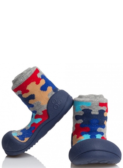 DOMOWE BUCIKI ATTIPAS PUZZLE NAVY