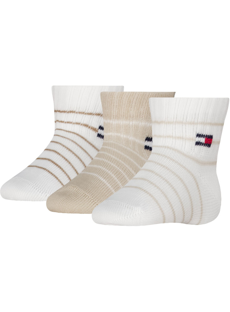 Zestaw Skarpetki Niemowlęce TOMMY HILFIGER 701238521 003 Th Baby Sock 3P Giftbox