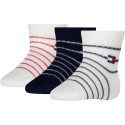Zestaw Skarpetki Niemowlęce TOMMY HILFIGER 701238521 001 Th Baby Sock 3P Giftbox 1