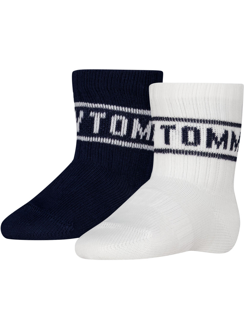 Skarpetki Niemowlęce TOMMY HILFIGER Th Baby Sock 2P 701238520 001