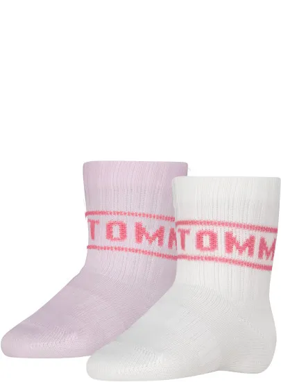 Skarpetki Niemowlęce TOMMY HILFIGER Th Baby Sock 2P 701238520 002