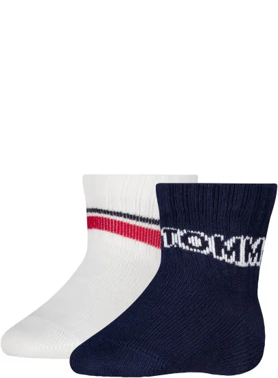 Skarpetki Niemowlęce z ABS TOMMY HILFIGER Th Baby Sock 2P ABS 701238519 001
