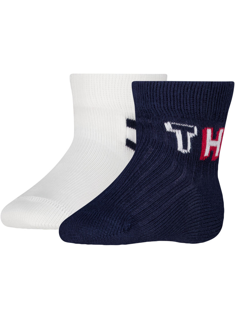 Skarpetki Niemowlęce TOMMY HILFIGER Th Baby Sock 2P 701238518 001