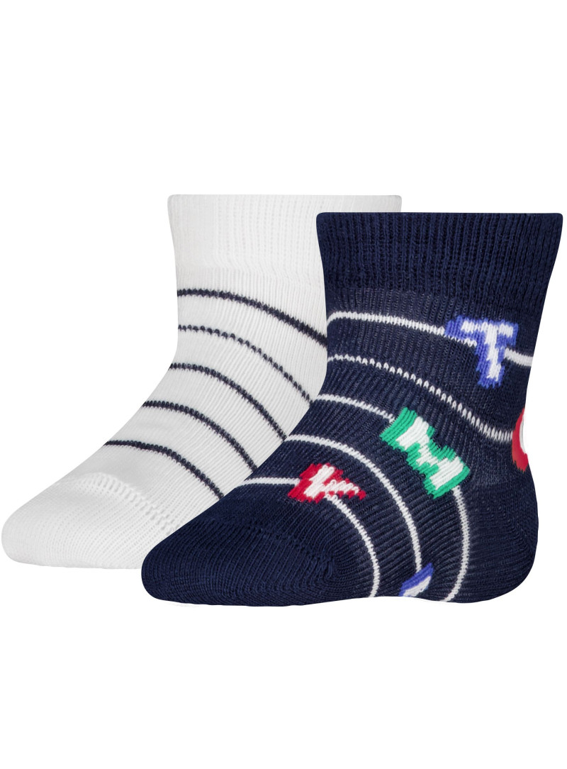 Skarpetki Niemowlęce TOMMY HILFIGER Th Baby Sock 2P 701238517 002